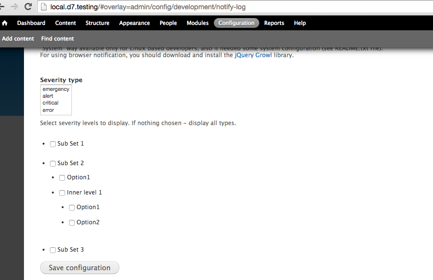 Nexted checkboxes