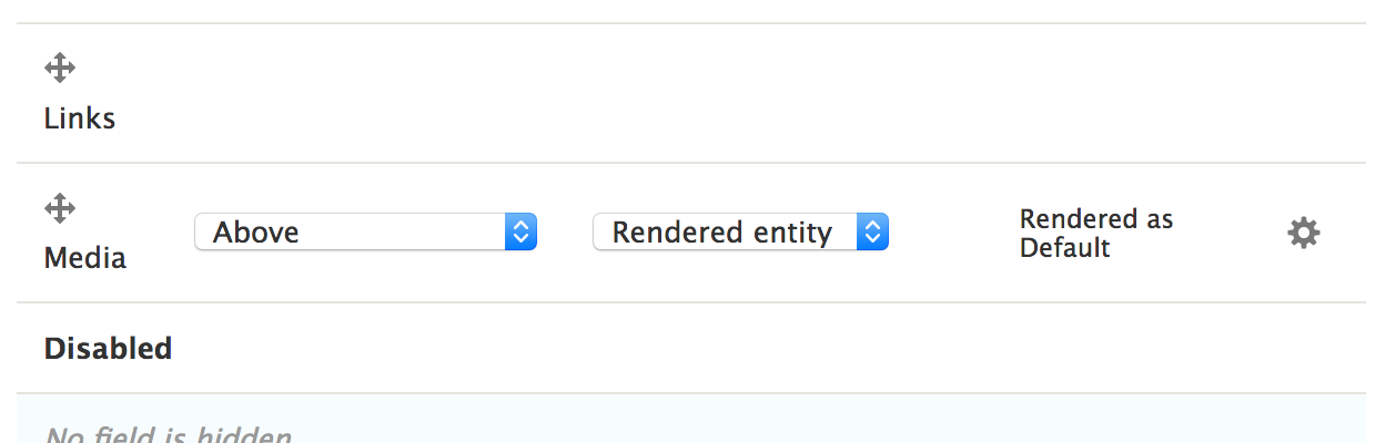 Show rendered entity.