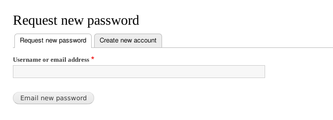reset password before