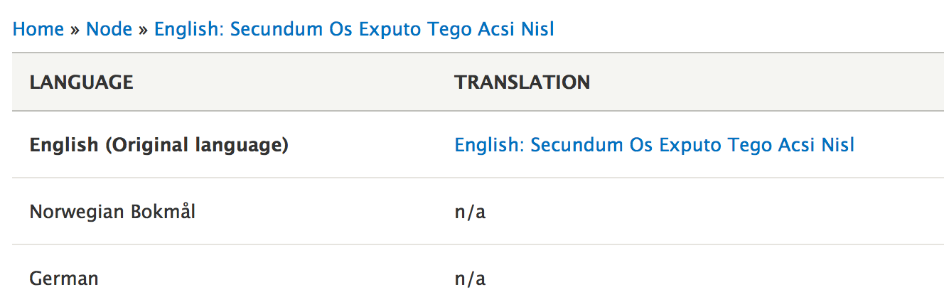 no translations