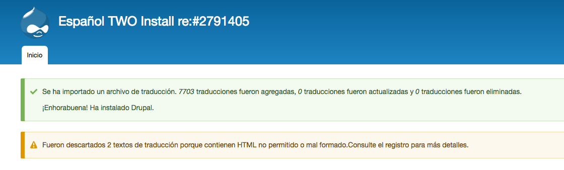 When Installing A Site In A Language Besides English The Site Name Is Not Saved And Reverts To Drupal Drupal Org