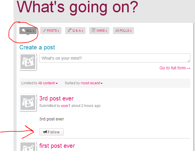 screenshot of extra info under ALL tab