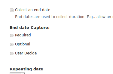 Collect Enddate