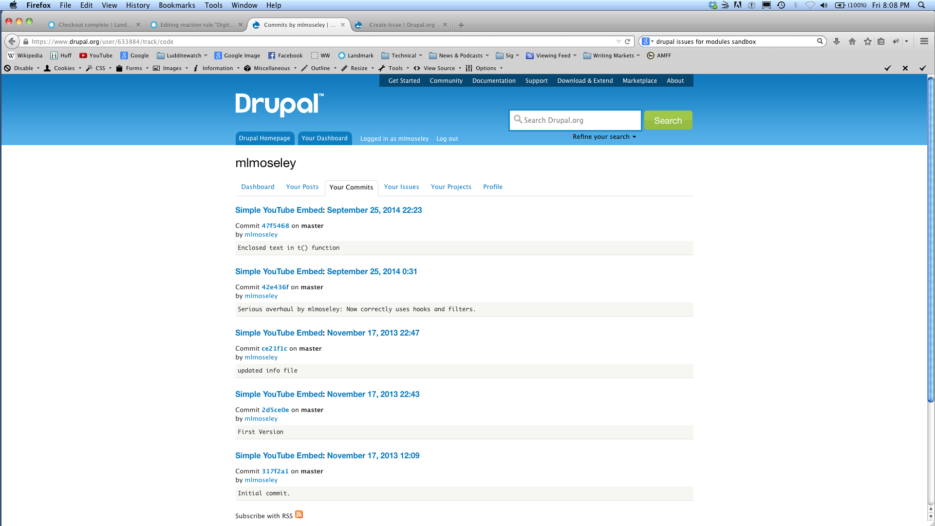 drupal devel list not showing on crtain pages