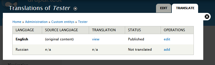 drupal entity tranlsations translate tab