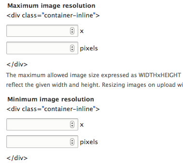 field html default form