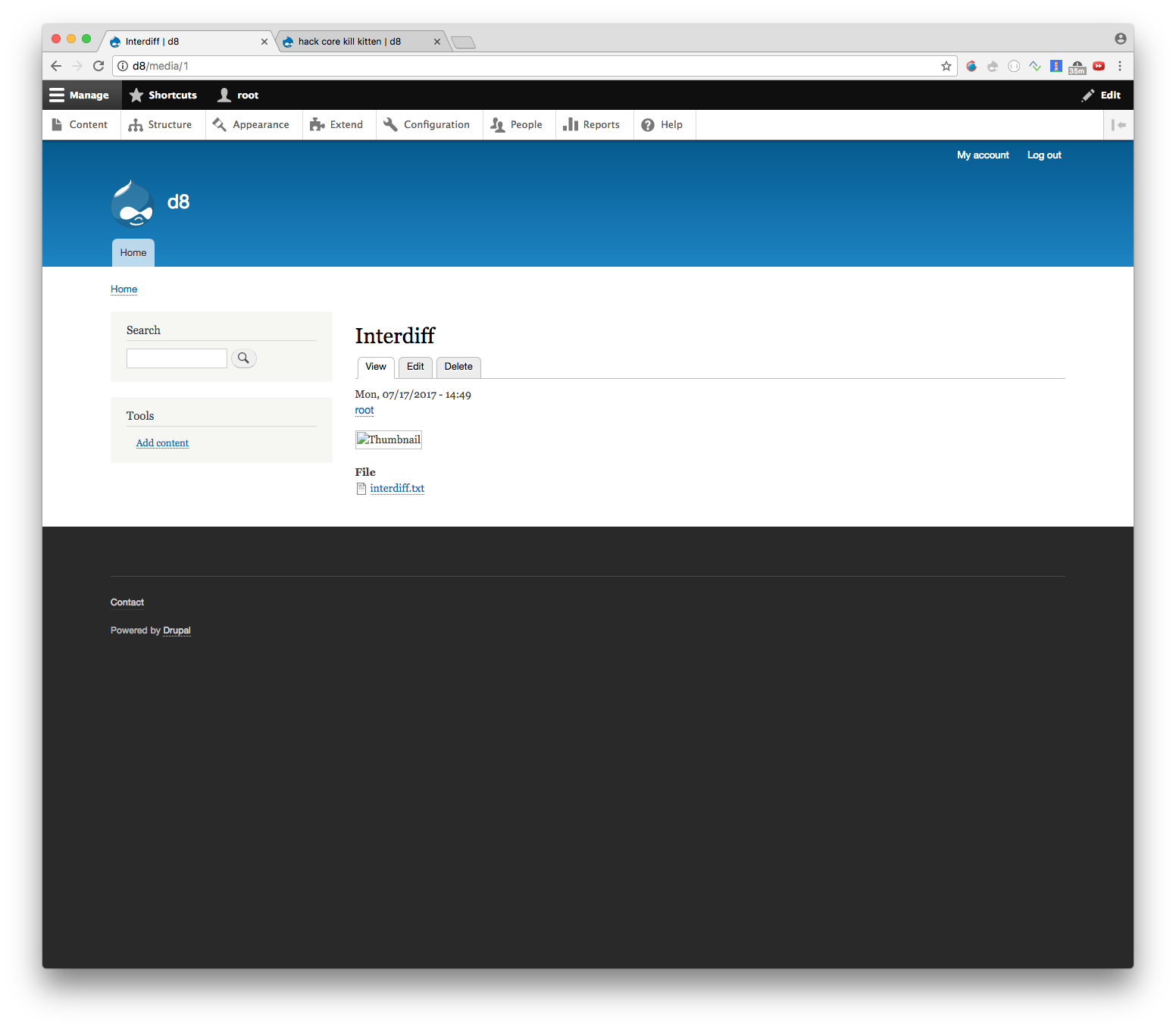 entity drupal 8 formatter reference display media etc. for of Hide label, default thumbnail,