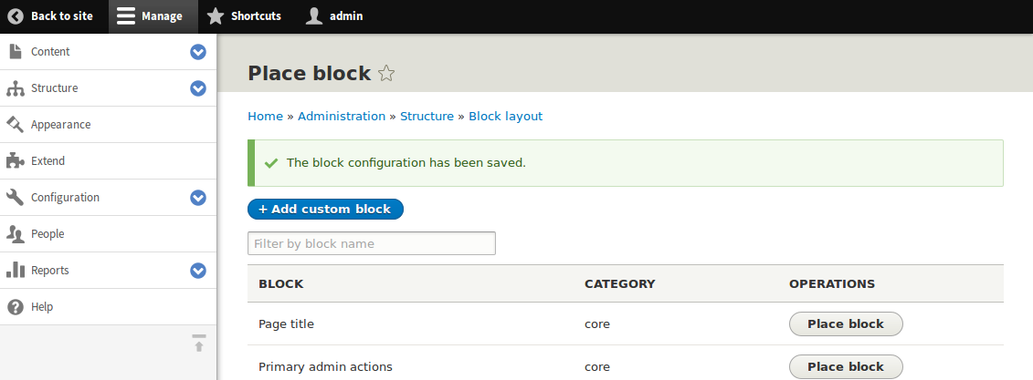 Adding a block returns the user to a wrong page when overlay closes ...