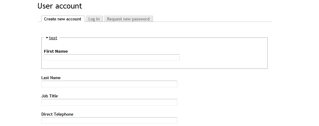 User name and password fields does not show‎ in register form ...