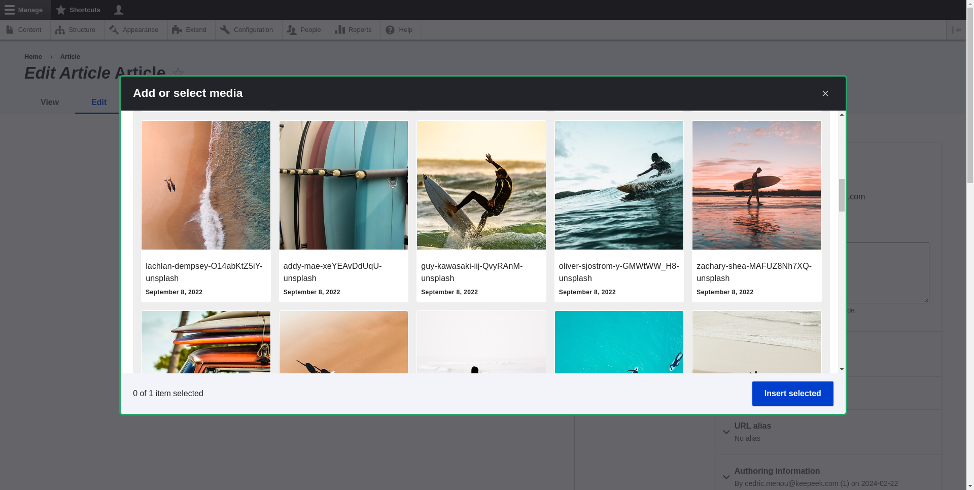 Keepeek asset picker
