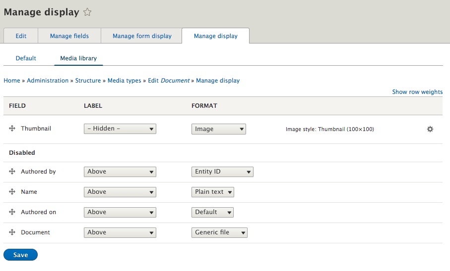 Media Library - Core Documentation