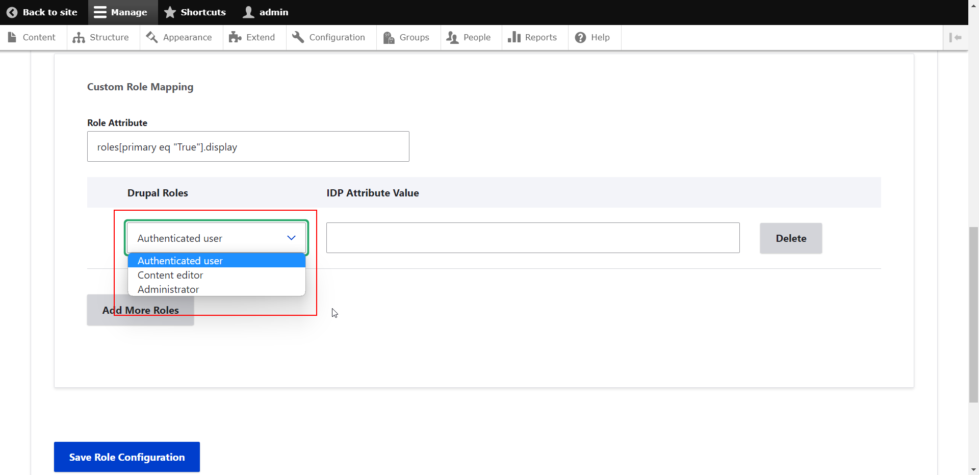 User Role Mapping - User Provisioning & Management 