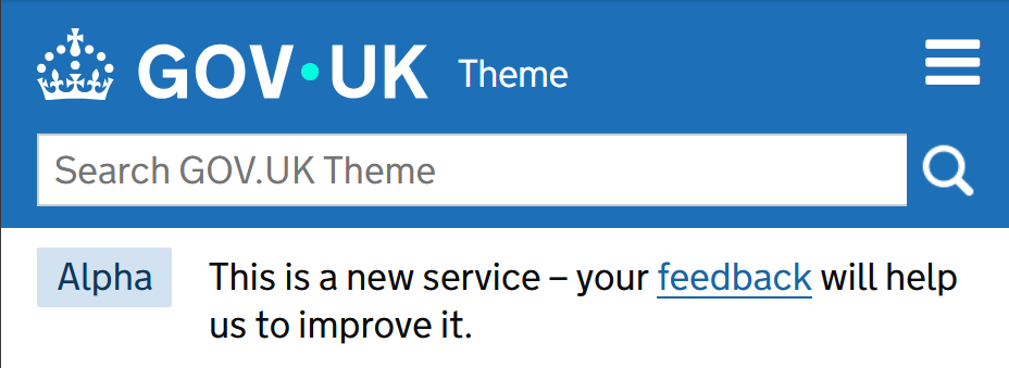 Hamburger menu