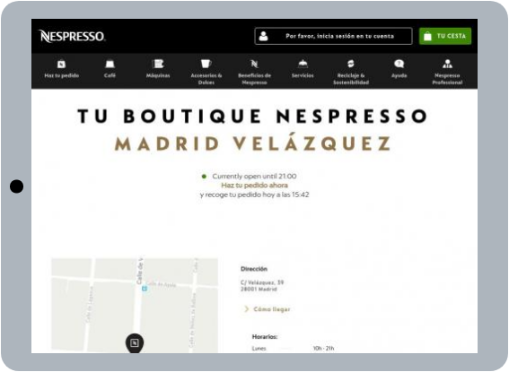 Store Locator, Nespresso Boutiques