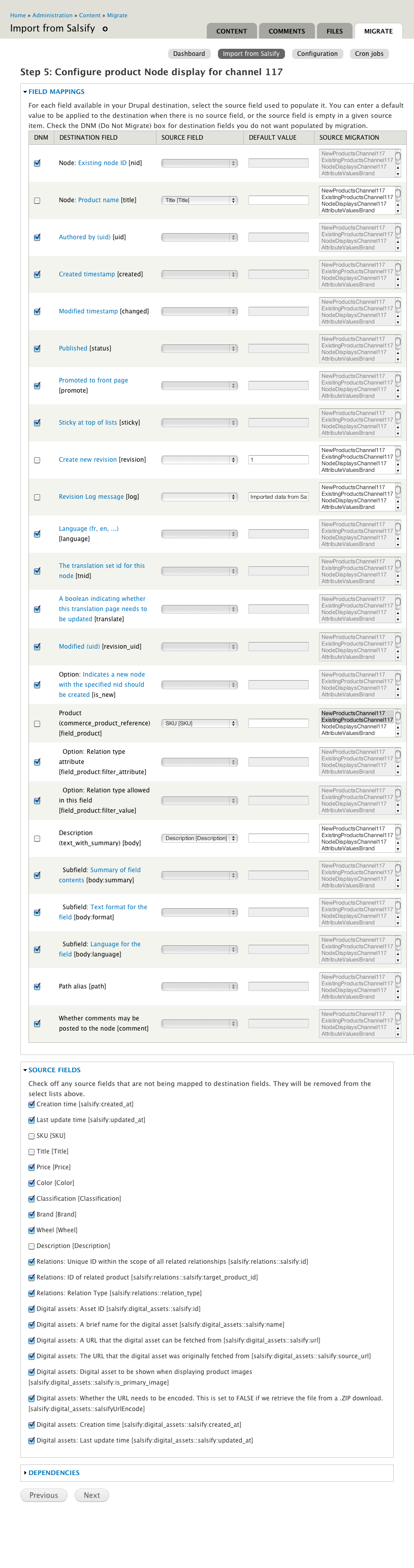 Product displays task