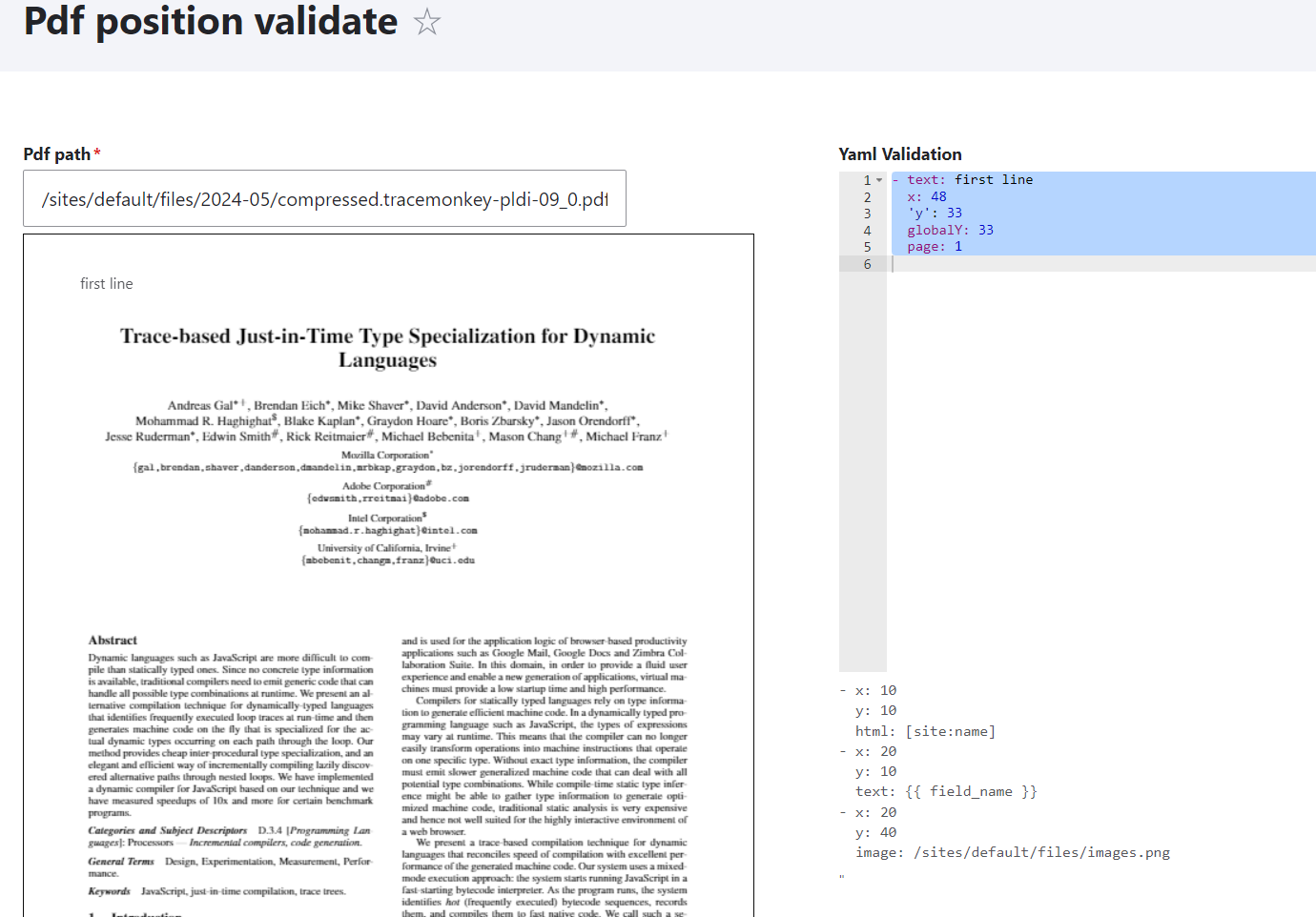 check validate yaml