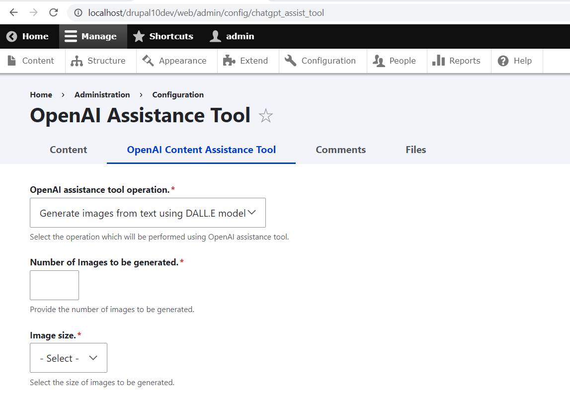 Content Assistance Tool