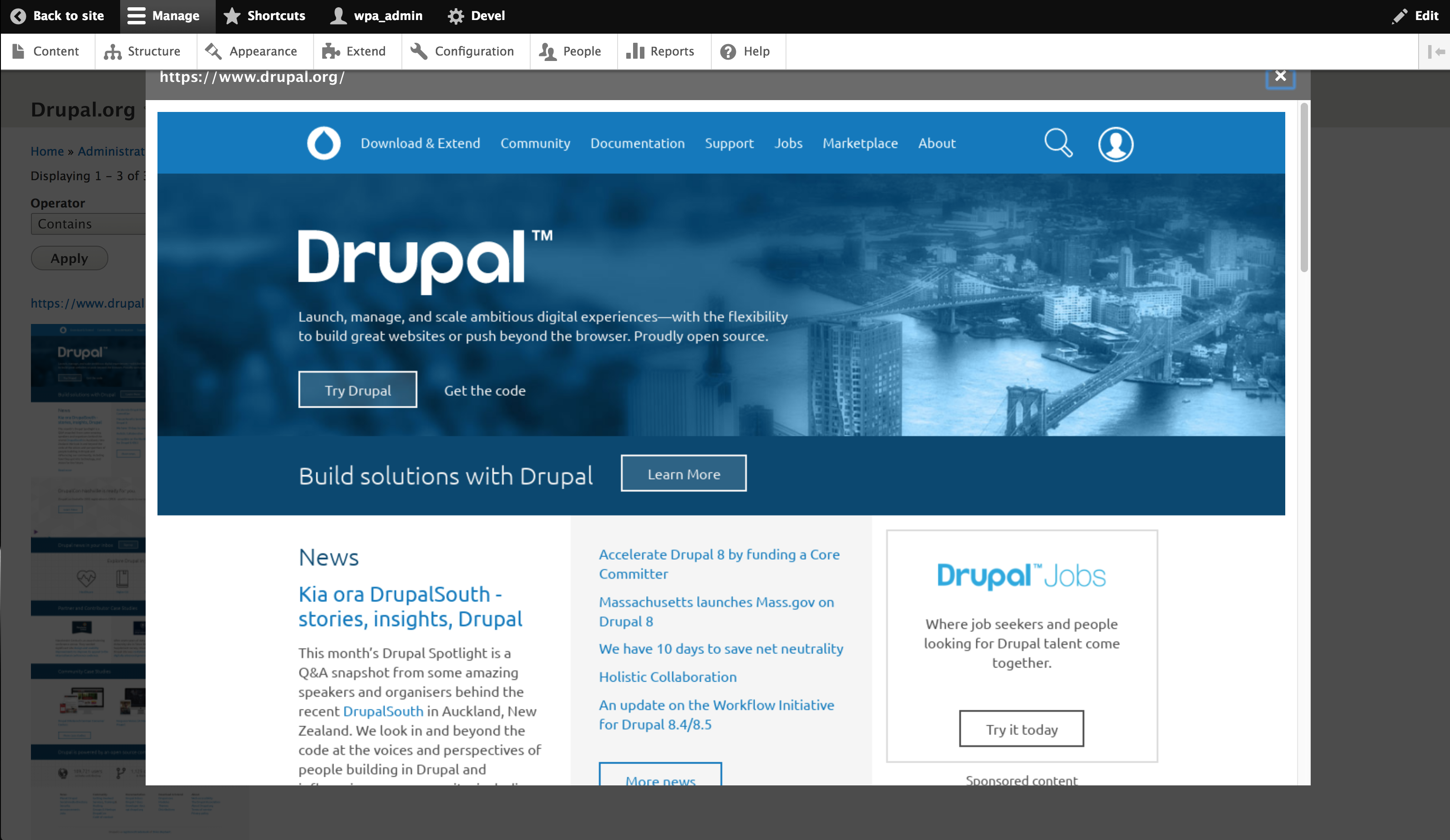 Web Page Archive Drupal Org