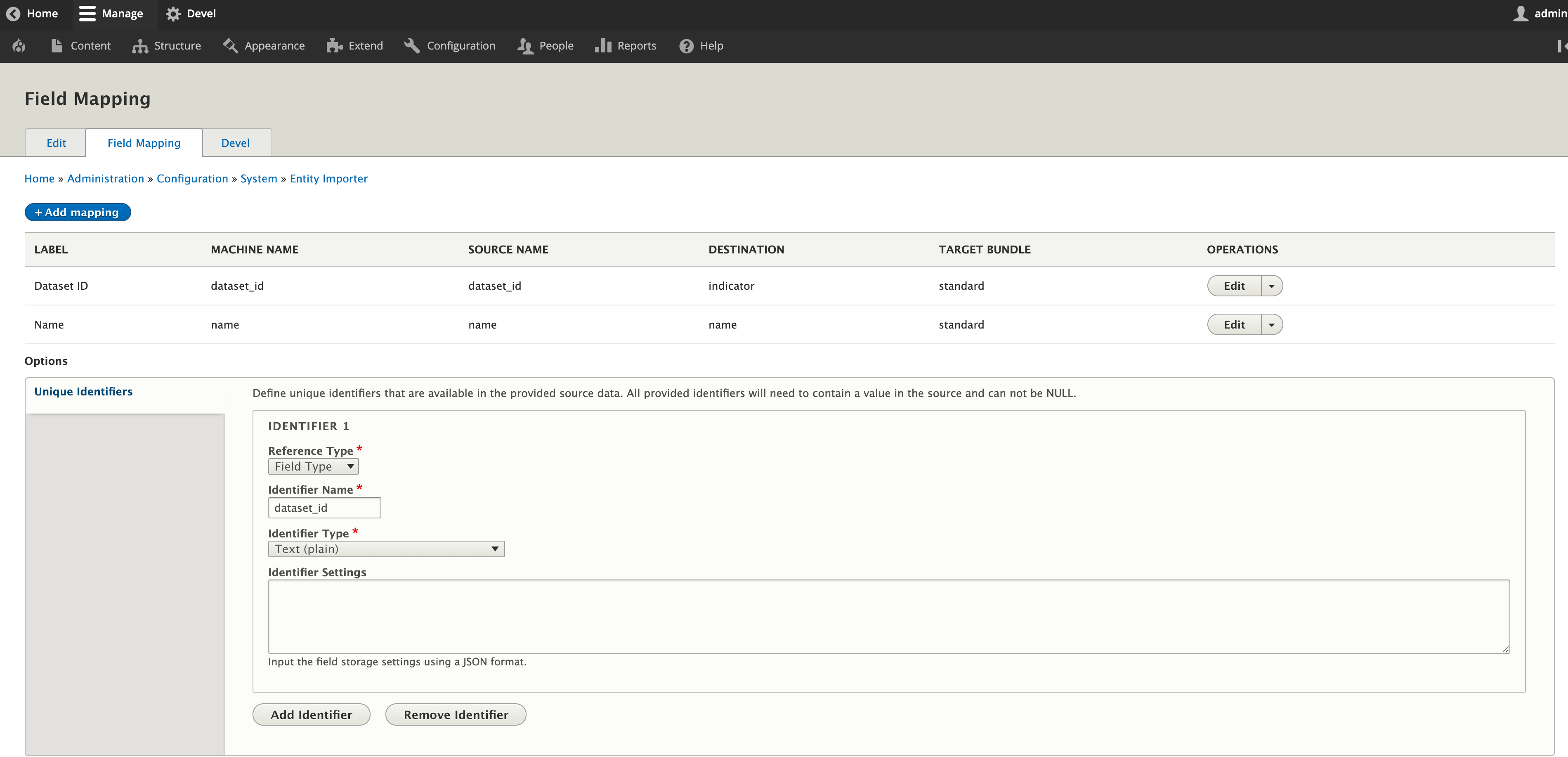 Import entity. Per-entity logs Drupal.