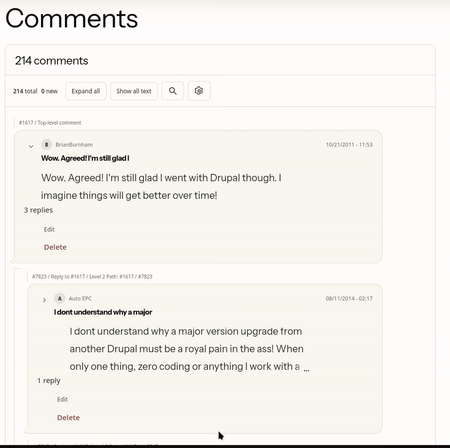 User preferences and search filters