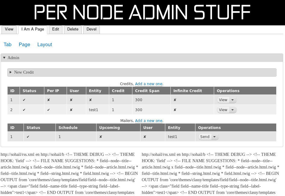 Hidden Tab Drupal