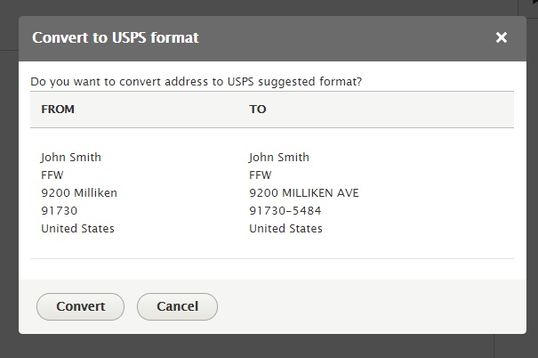 usps web tools package