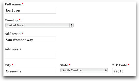 Address Field Drupal