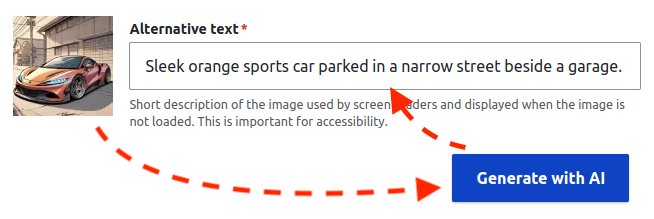 AI Alt Image Text