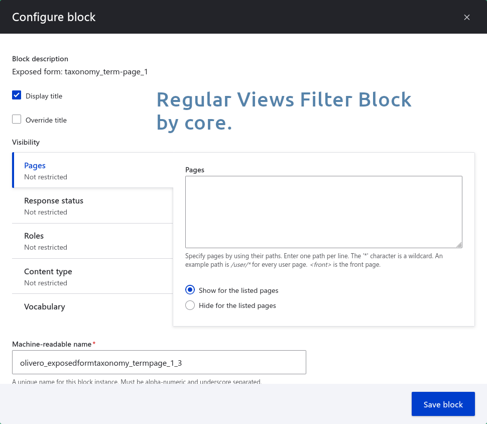 Configurable Views Filter Block | Drupal.org