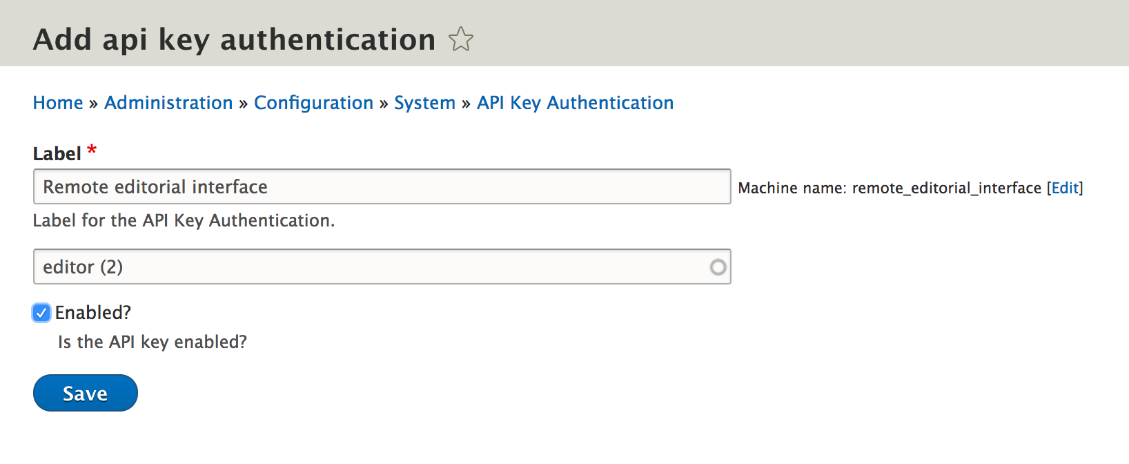 API Key manager | Drupal.org