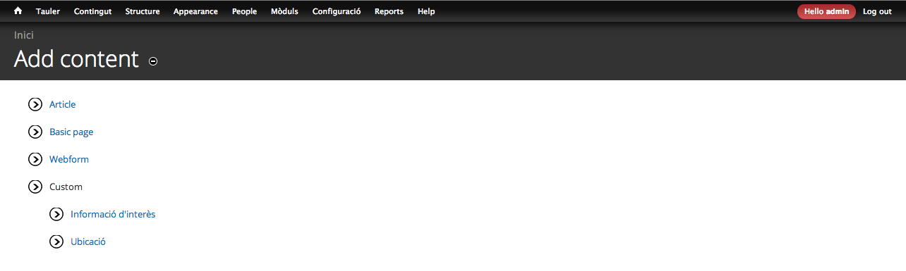 Custom Add Content | Drupal.org