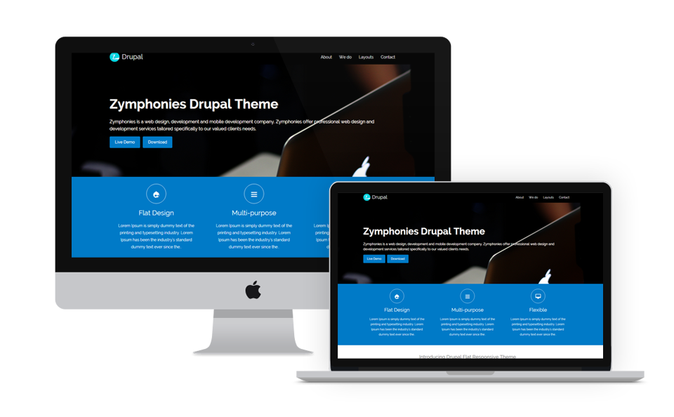 Flat Zymphonies Theme | Drupal.org