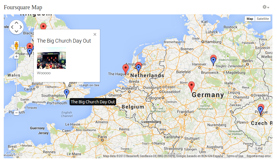 Foursquare Map | Drupal.org