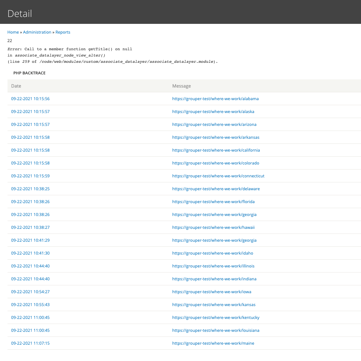 PHP Detail