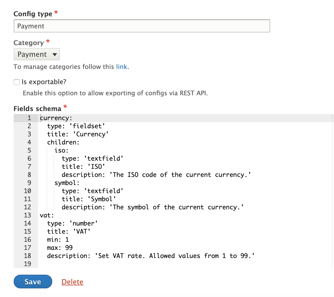 Editable Custom Configuration (ECC) | Drupal.org