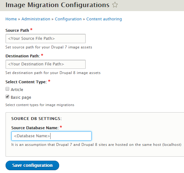 Script migration. Drupal SQL migrate. Been host.