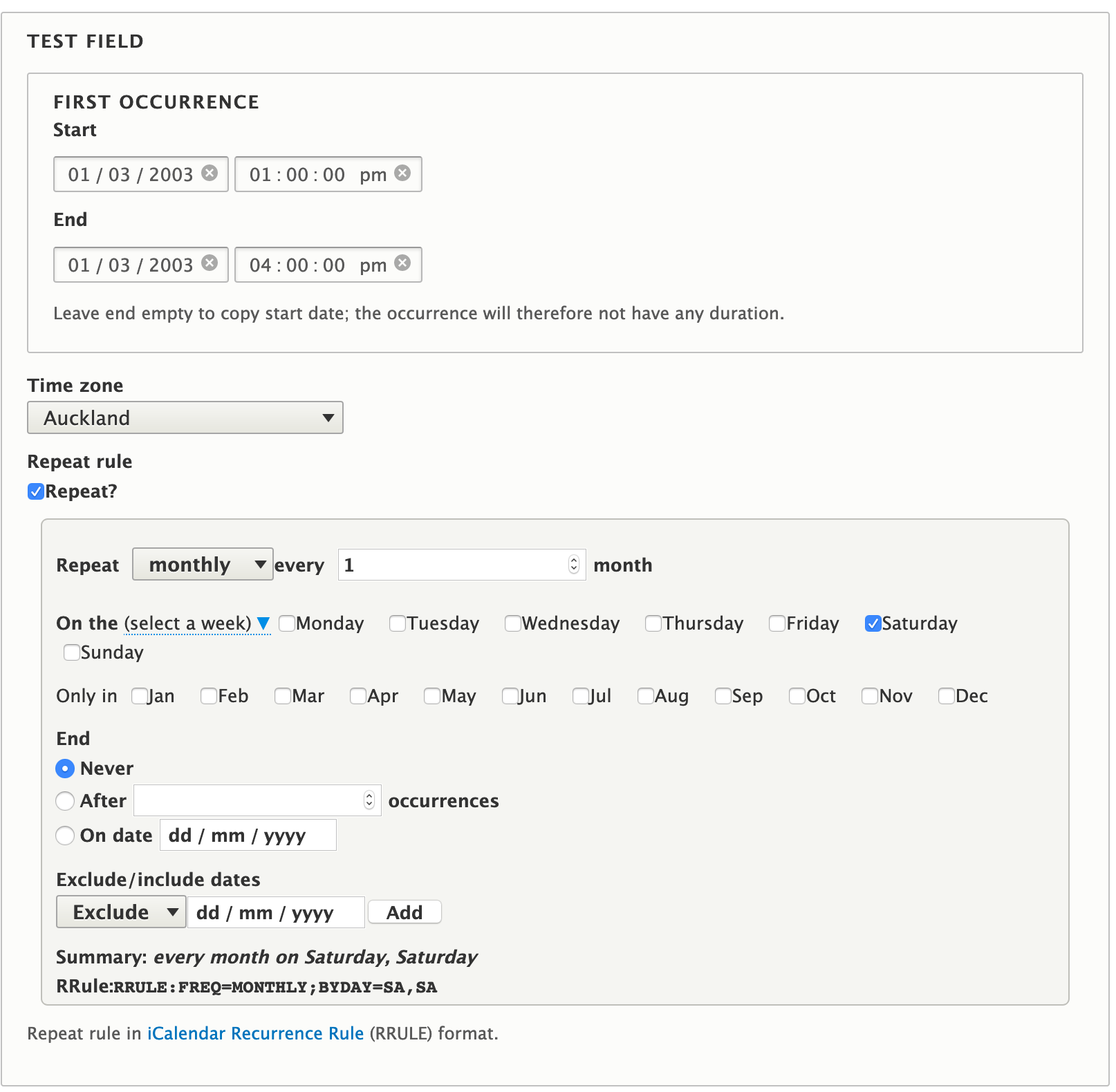 Datetime field. Datefield как заполнить.