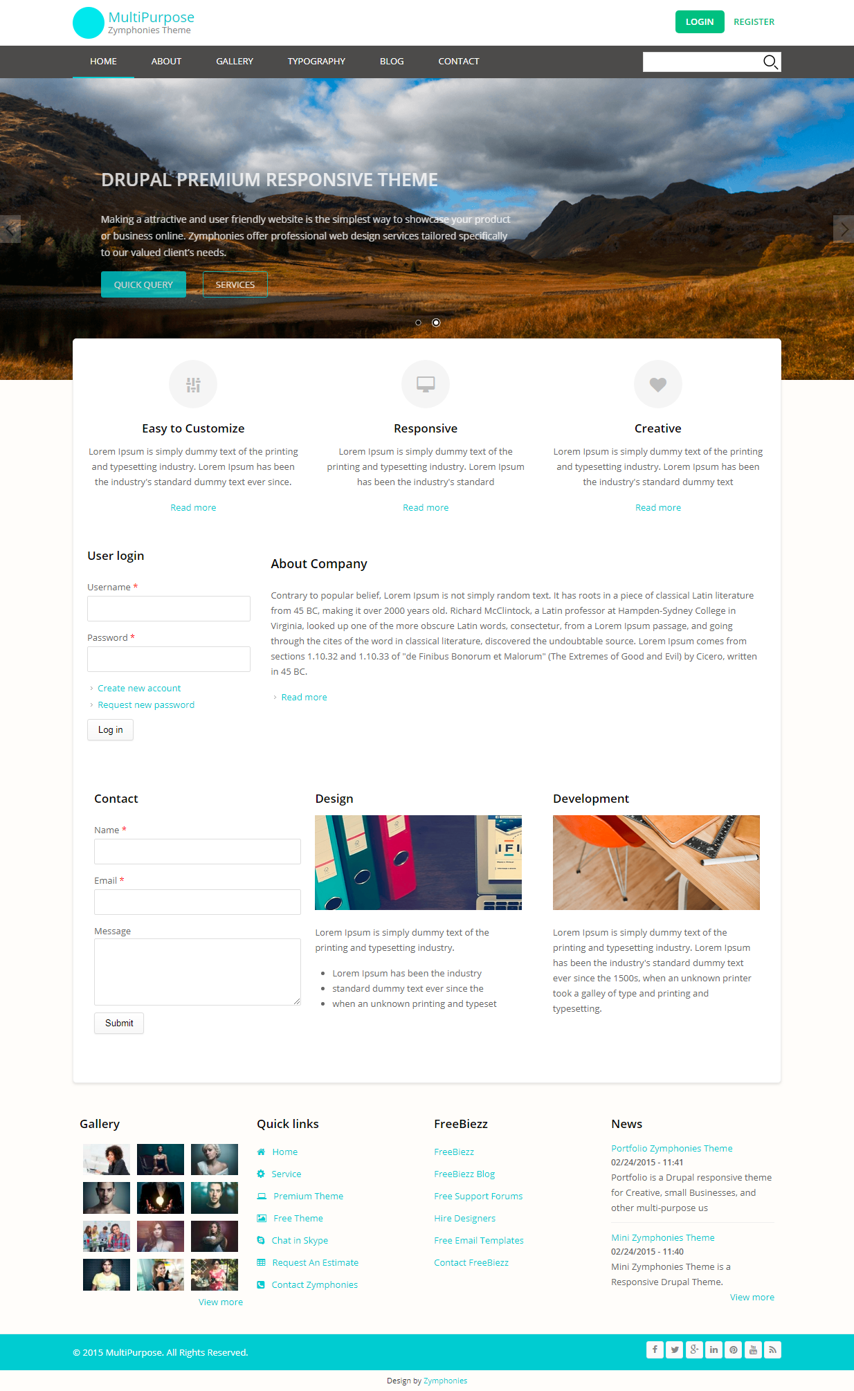 MultiPurpose Zymphonies Theme | Drupal.org