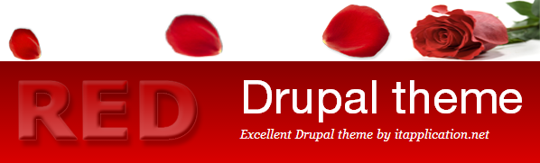 Drupal theme red
