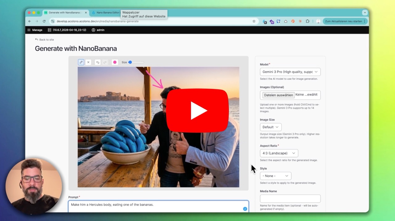 screenshot video player