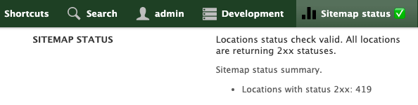 Sitemap status 2xx