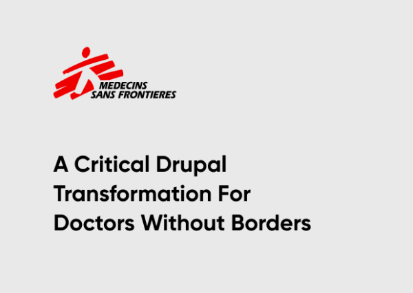 Doctors Without Borders Case Study Axelerant