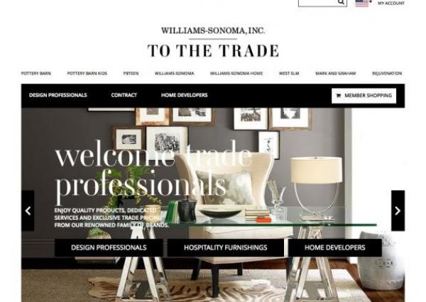 Williams-Sonoma To The Trade Portal