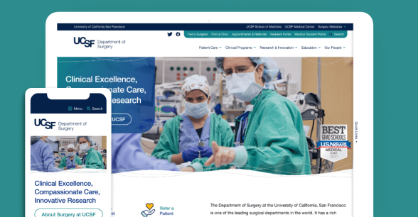 UCSF Department of Surgery on multiple devices