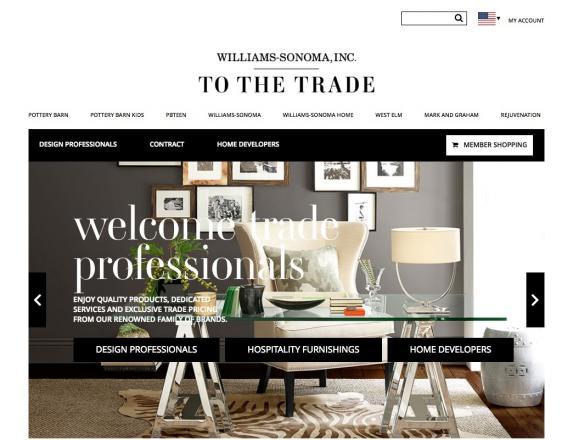 Williams Sonoma To The Trade Portal Drupal Org