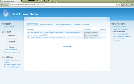 Best Answer  Drupal.org