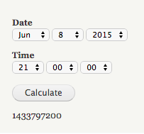 unix epoch time converter formula