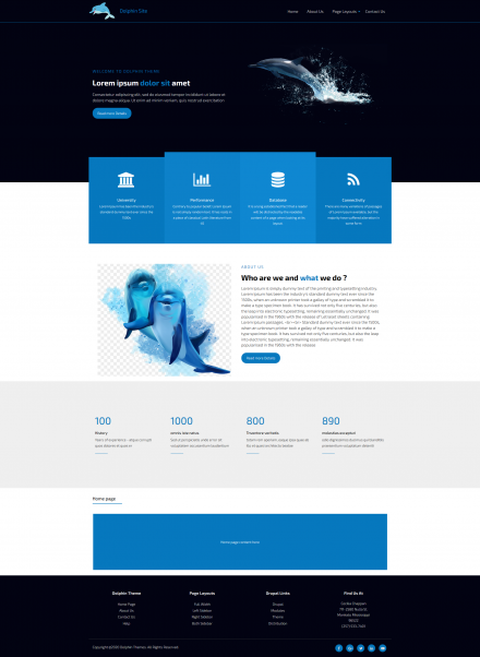 Dolphin Theme | Drupal.org