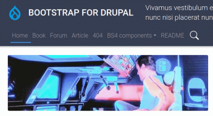 bootstrap theme drupal 9