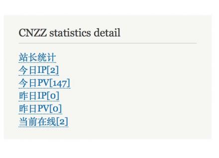 Cnzz Statistics Cnzz统计 Drupal Org